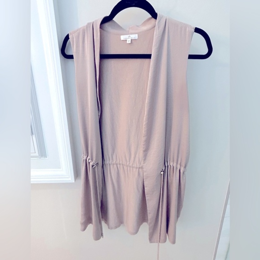 RW&Co gathered waist vest